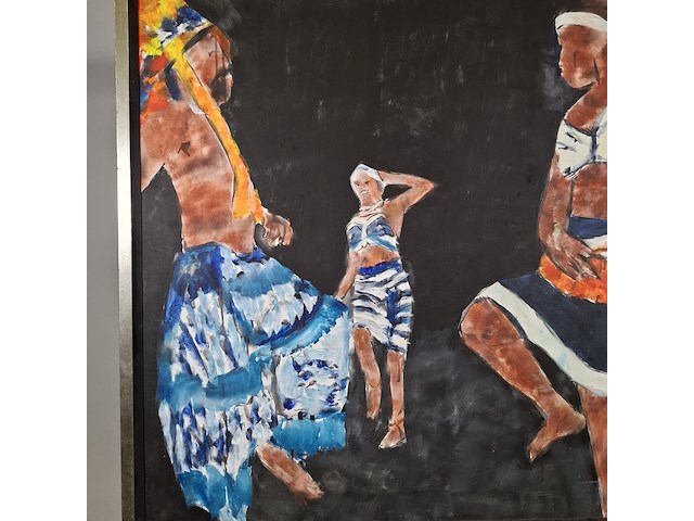 Schilderij, maya wildevuur, gambia - afbeelding 6 van  9