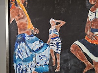 Schilderij, maya wildevuur, gambia - afbeelding 6 van  9