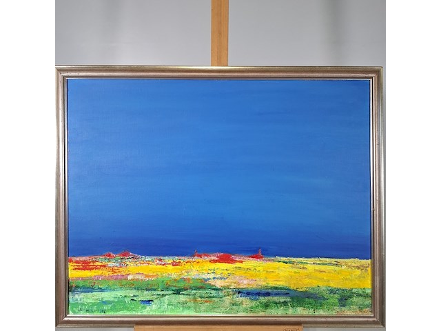 Schilderij, maya wildevuur, horizon, 1995 - afbeelding 3 van  10
