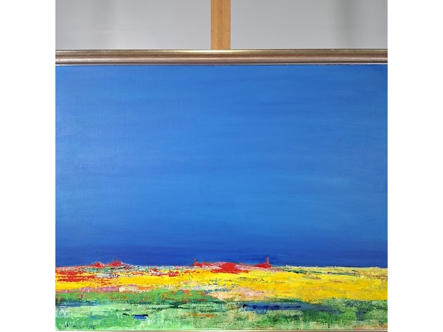 Schilderij, maya wildevuur, horizon, 1995 - afbeelding 5 van  10