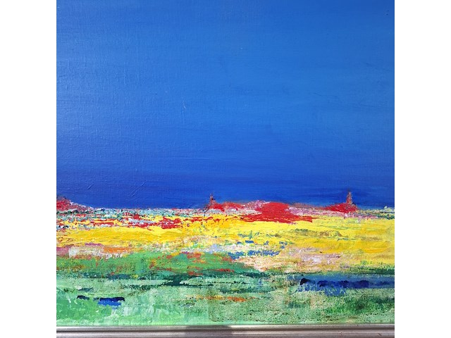 Schilderij, maya wildevuur, horizon, 1995 - afbeelding 6 van  10