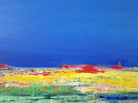 Schilderij, maya wildevuur, horizon, 1995 - afbeelding 6 van  10