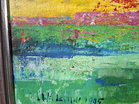 Schilderij, maya wildevuur, horizon, 1995 - afbeelding 7 van  10