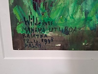 Schilderij, maya wildevuur, landschap, 1998 - afbeelding 4 van  6