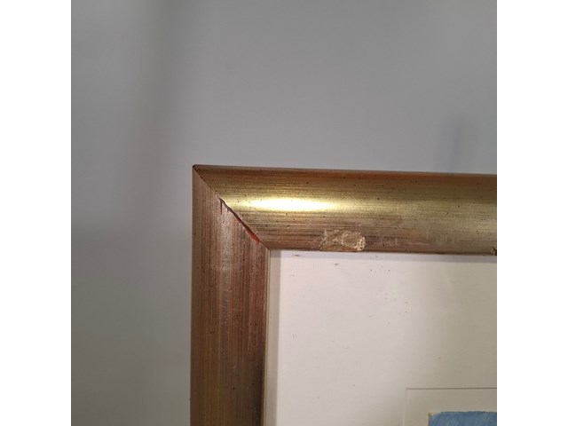 Schilderij, maya wildevuur, landschap, 1998 - afbeelding 5 van  6