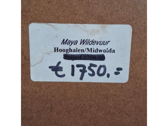 Schilderij, maya wildevuur, landschap - afbeelding 7 van  7