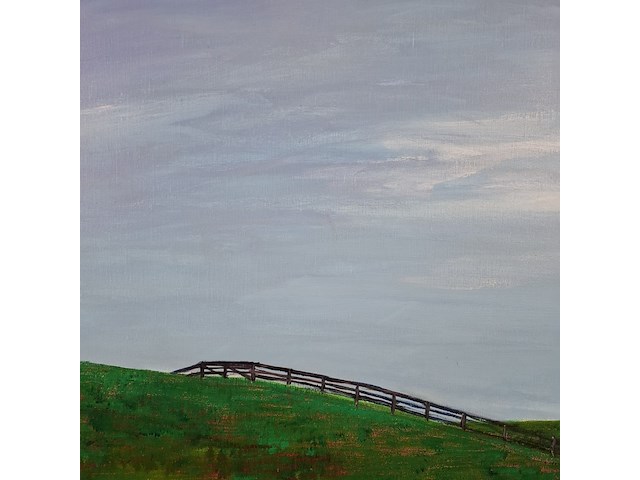Schilderij, maya wildevuur, landschap/de dijk - afbeelding 4 van  9