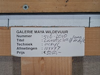 Schilderij, maya wildevuur, landschap/de dijk - afbeelding 9 van  9