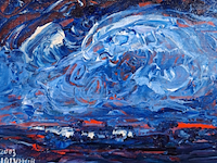 Schilderij, maya wildevuur, luchten - afbeelding 1 van  7