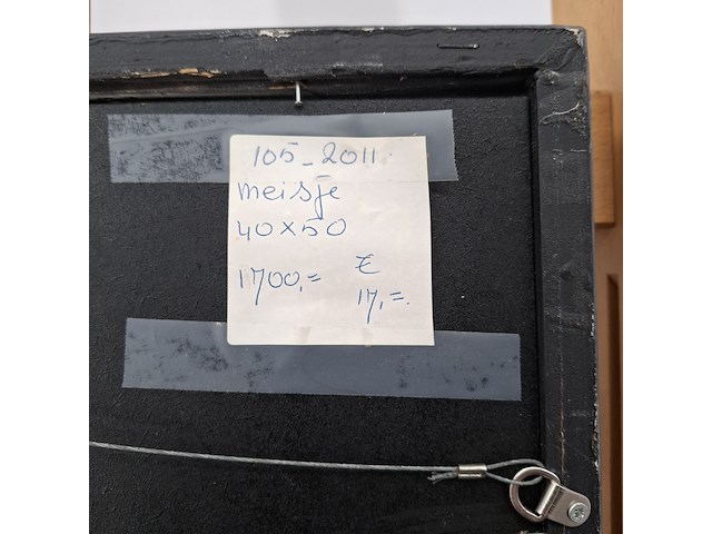 Schilderij, maya wildevuur, meisje, 2010 - afbeelding 2 van  10