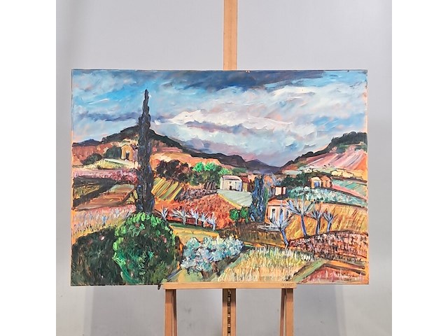 Schilderij, maya wildevuur, mirabel aux baronnies, 2000 - afbeelding 2 van  7