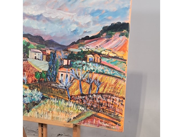 Schilderij, maya wildevuur, mirabel aux baronnies, 2000 - afbeelding 4 van  7