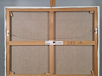 Schilderij, maya wildevuur, neushoorn, 2003 - afbeelding 6 van  7