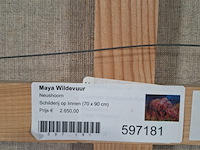 Schilderij, maya wildevuur, neushoorn, 2003 - afbeelding 7 van  7