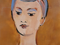 Schilderij, maya wildevuur, ode aan francesco, 2008 - afbeelding 1 van  8