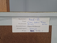 Schilderij, maya wildevuur, ode aan francesco, 2008 - afbeelding 7 van  8