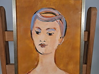 Schilderij, maya wildevuur, ode aan francesco, 2008 - afbeelding 3 van  8