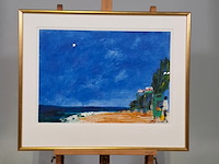 Schilderij, maya wildevuur, palmen - afbeelding 2 van  8