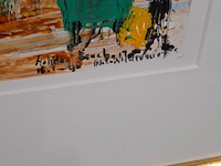 Schilderij, maya wildevuur, palmen - afbeelding 3 van  8