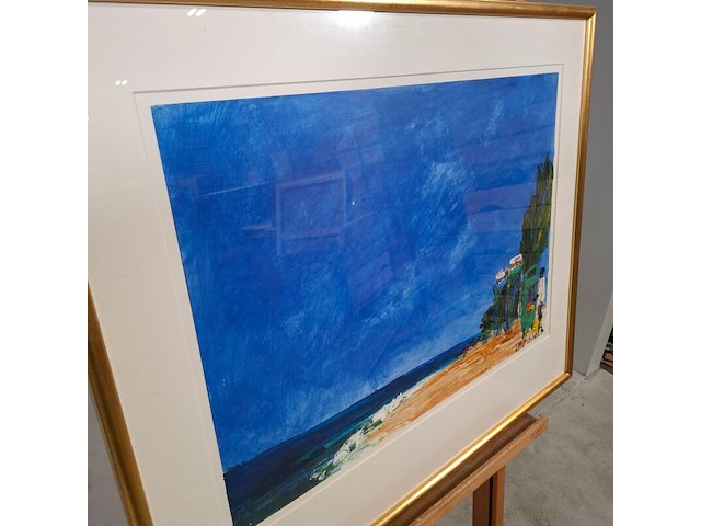 Schilderij, maya wildevuur, palmen - afbeelding 5 van  8