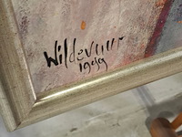 Schilderij, maya wildevuur, poort, 1999 - afbeelding 3 van  8
