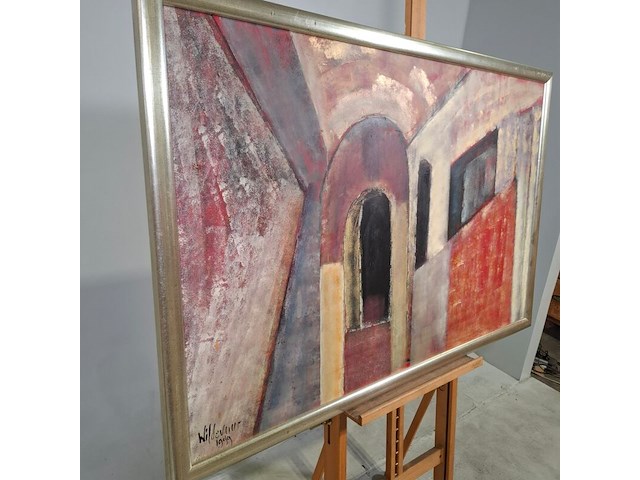 Schilderij, maya wildevuur, poort, 1999 - afbeelding 4 van  8