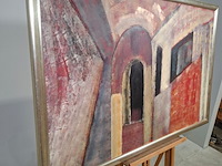 Schilderij, maya wildevuur, poort, 1999 - afbeelding 4 van  8