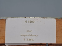 Schilderij, maya wildevuur, poort, 1999 - afbeelding 8 van  8