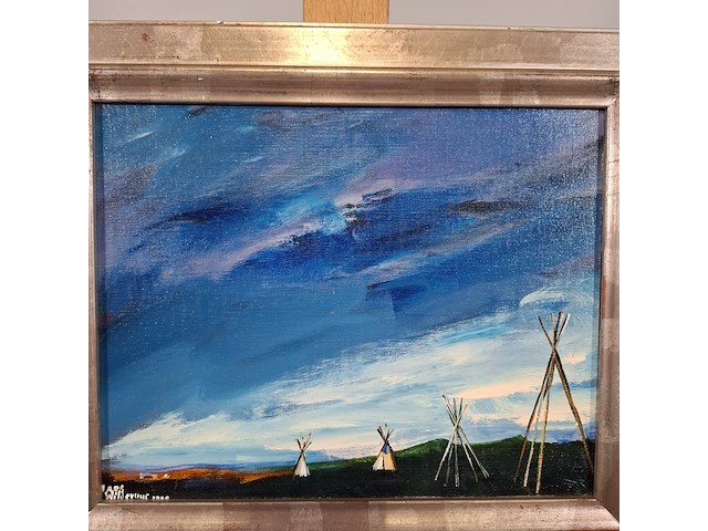 Schilderij, maya wildevuur, taos - afbeelding 1 van  7