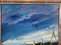 Schilderij, maya wildevuur, taos - afbeelding 1 van  7