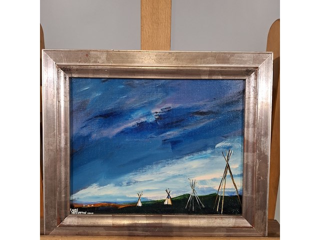 Schilderij, maya wildevuur, taos - afbeelding 2 van  7