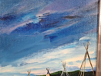 Schilderij, maya wildevuur, taos - afbeelding 3 van  7