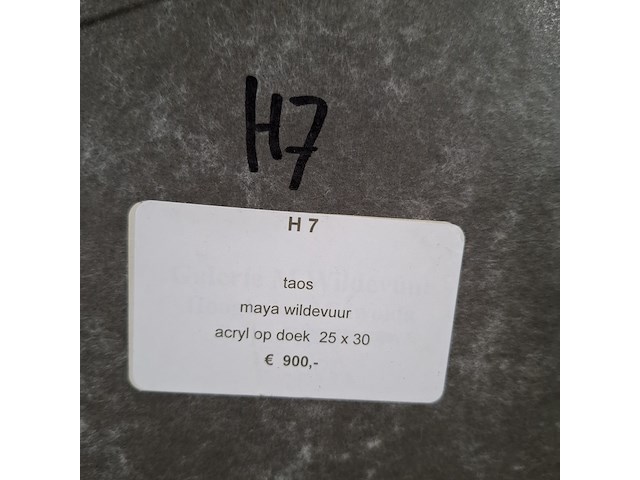 Schilderij, maya wildevuur, taos - afbeelding 7 van  7