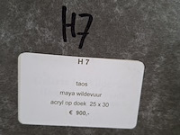 Schilderij, maya wildevuur, taos - afbeelding 7 van  7