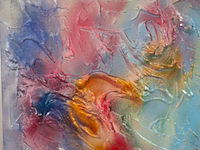 Schilderij, maya wildevuur, t'heelal