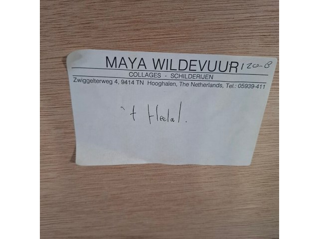 Schilderij, maya wildevuur, t'heelal - afbeelding 5 van  6