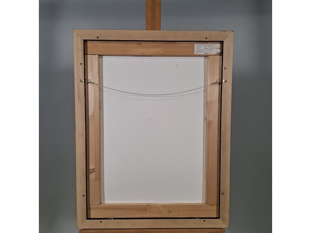 Schilderij, maya wildevuur, vrouw met chihuahua, 2012 - afbeelding 7 van  7