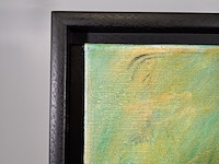 Schilderij, maya wildevuur, zwangere naakte vrouw - afbeelding 6 van  8