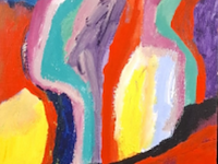 Schilderij, maya wildevuur - afbeelding 1 van  7