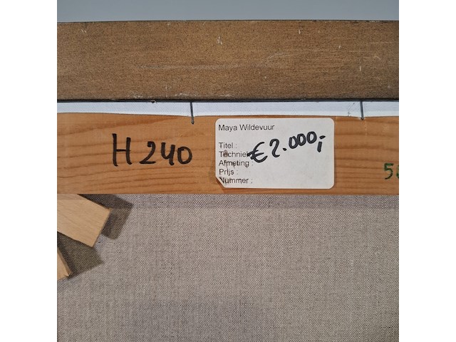 Schilderij, maya wildevuur - afbeelding 7 van  7