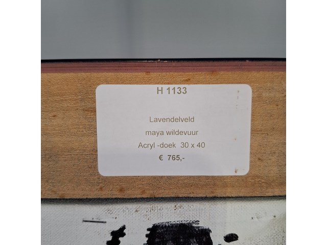 Schilderij, maya wildevuur - afbeelding 6 van  7