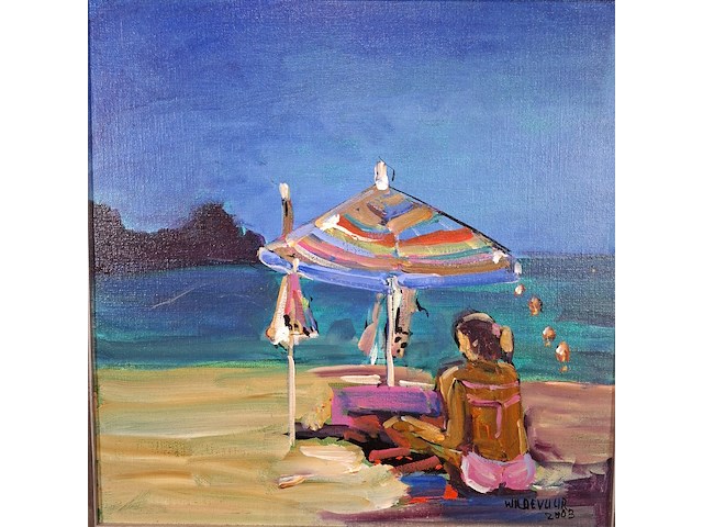 Schilderij, maya wildevuur - afbeelding 3 van  9