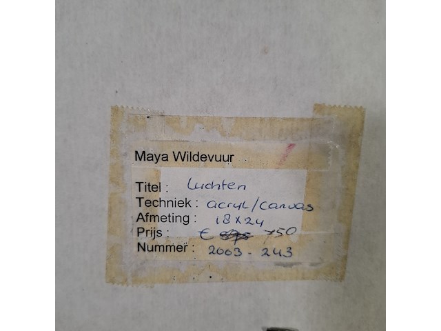 Schilderij, maya wildevuur - afbeelding 7 van  7