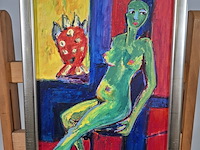 Schilderij, maya wildevuur - afbeelding 2 van  6