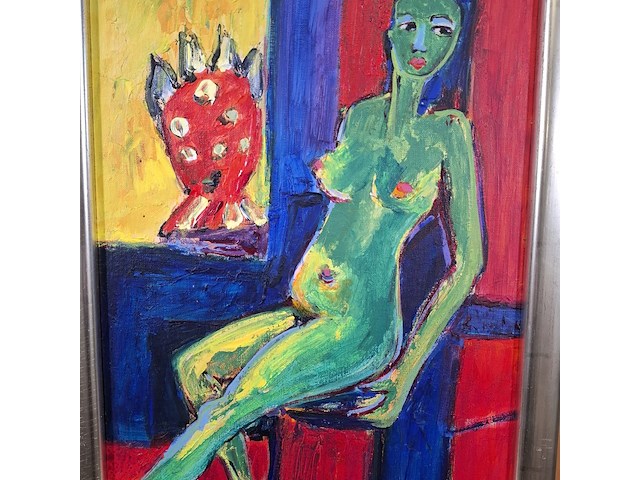 Schilderij, maya wildevuur - afbeelding 3 van  6