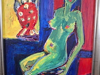 Schilderij, maya wildevuur - afbeelding 3 van  6