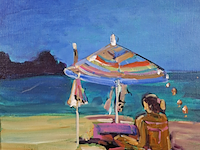 Schilderij, maya wildevuur