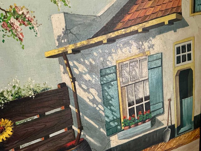Schilderij m.h. v.d. burght - afbeelding 3 van  4