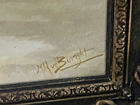 Schilderij m.h. v.d. burght - afbeelding 4 van  4
