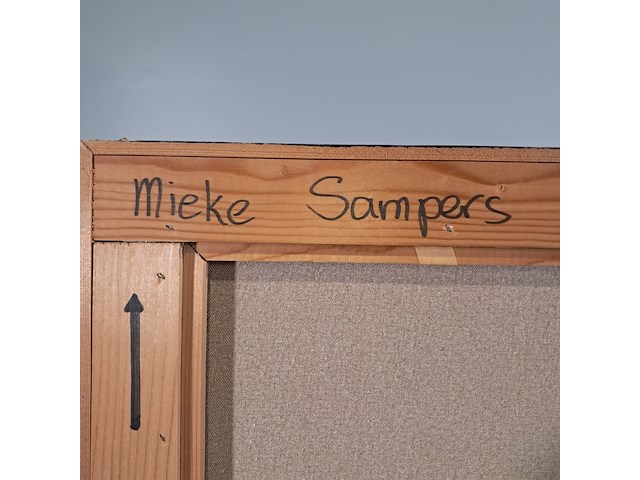 Schilderij, mieke sampers, rapsody in red, 1993 - afbeelding 6 van  8